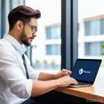 쉐보레 볼트 EV 보험료 절약 팁 - **Prompt 1: Smart Insurance Comparison for EV Owners**
"A bright, modern home office scene. A co...